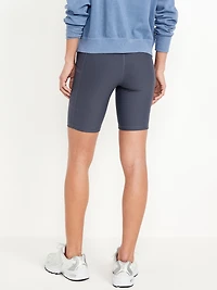 High-Waisted PowerSoft Biker Shorts -- 8-inch inseam