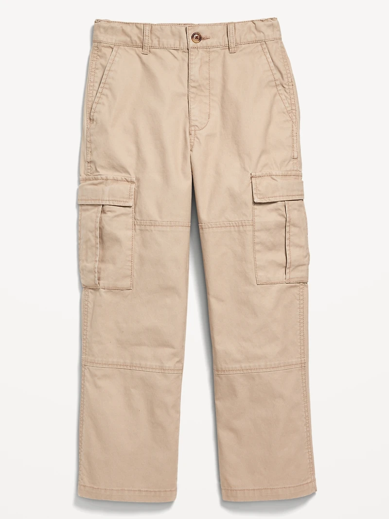 Baggy Non-Stretch Cargo Pants for Boys