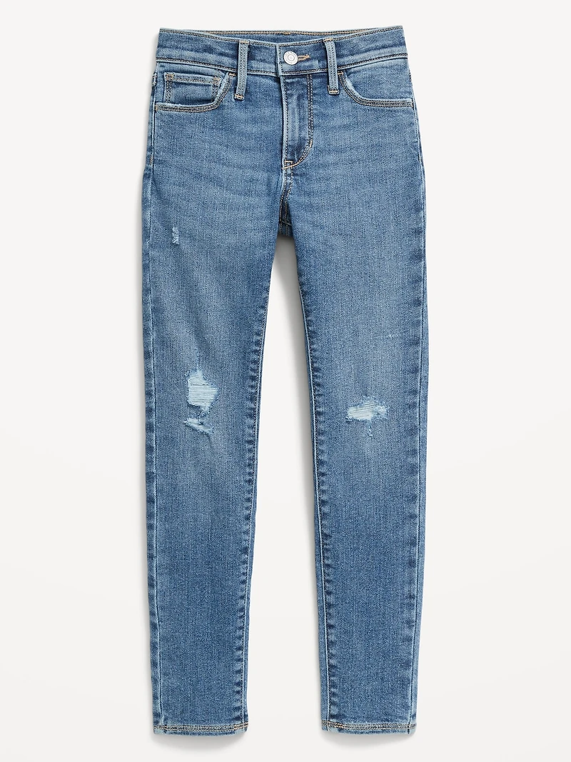 High-Waisted Rockstar 360° Stretch Jeggings for Girls