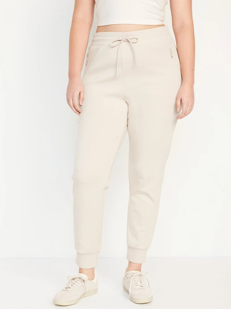 High-Waisted Dynamic Fleece Jogger Sweatpants