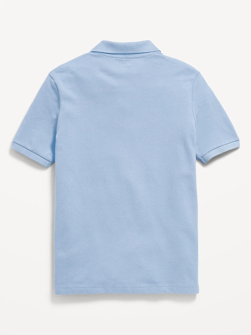 School Uniform Pique Polo Shirt for Boys