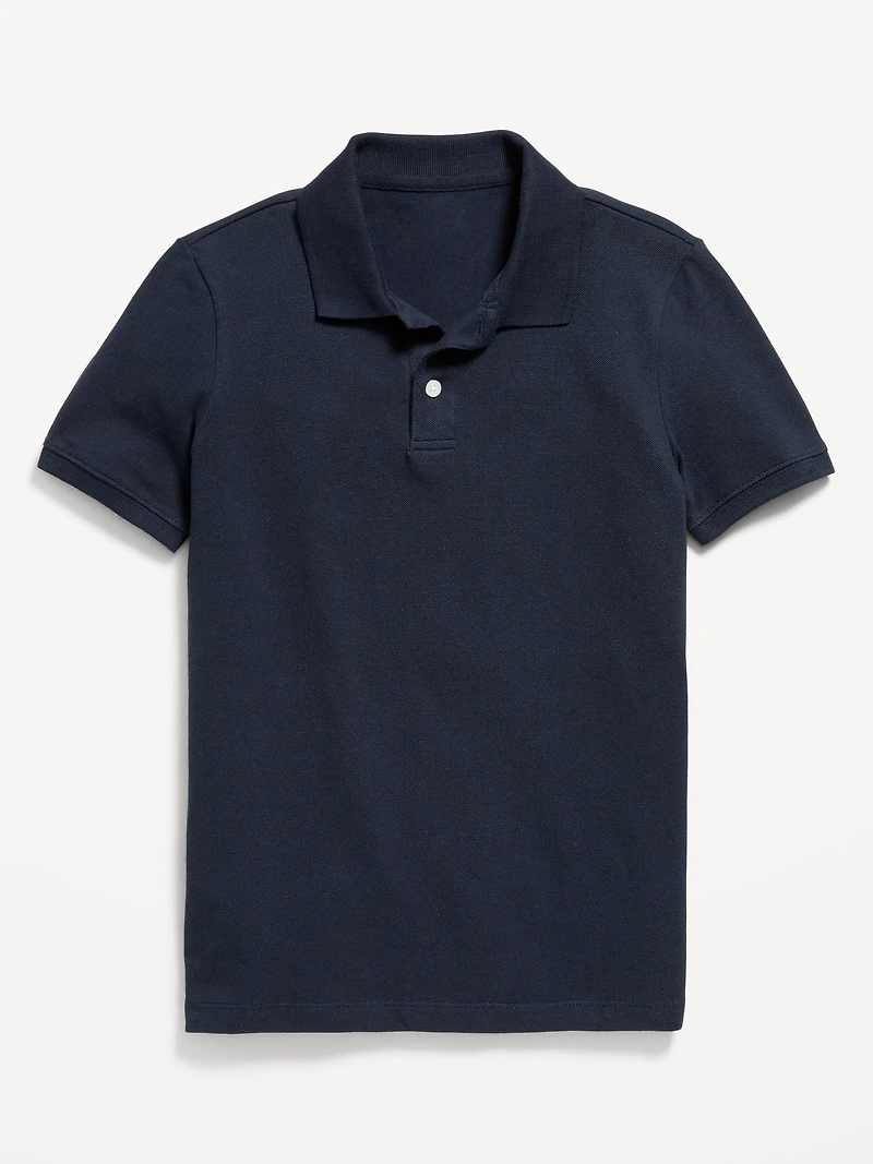 School Uniform Pique Polo Shirt for Boys