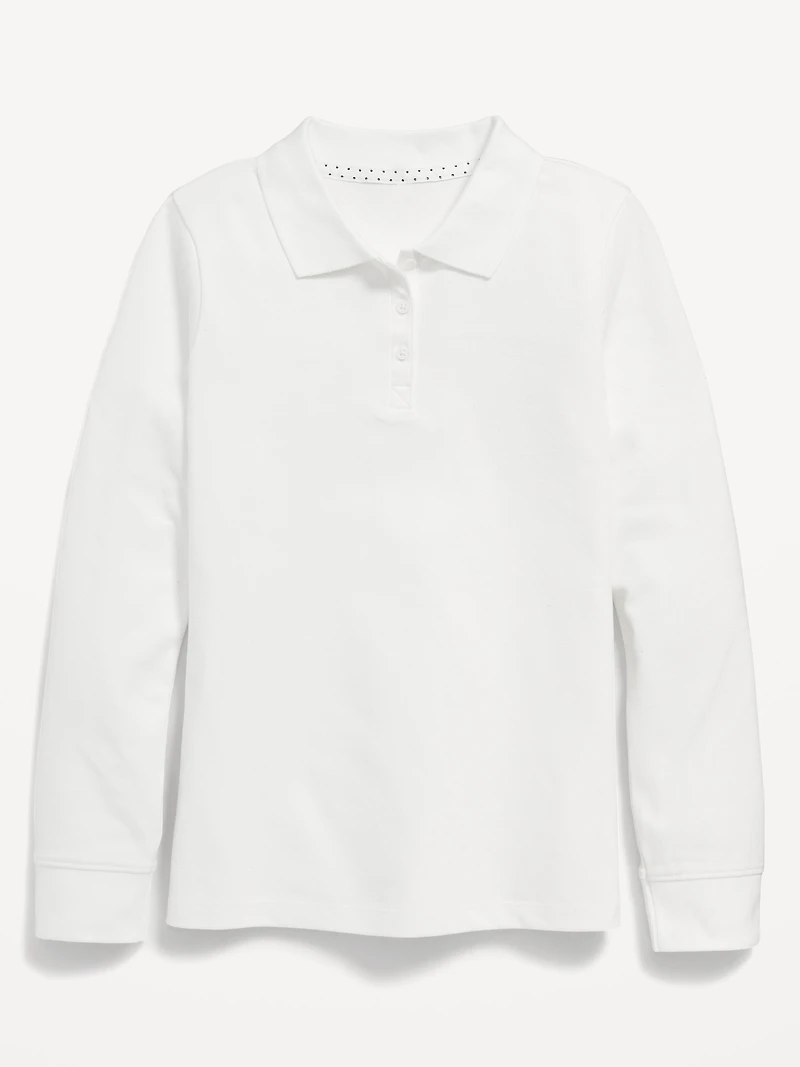 Uniform Pique Polo Shirt for Girls