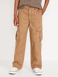Baggy Non-Stretch Cargo Pants for Boys