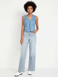 High-Waisted Wow Wide-Leg Jeans