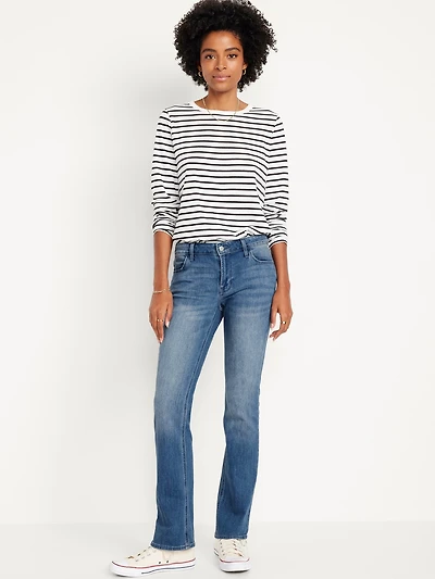 Mid-Rise Wow Boot-Cut Jeans