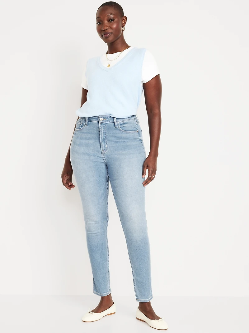 Extra High-Waisted Rockstar 360° Stretch Super-Skinny Jeans
