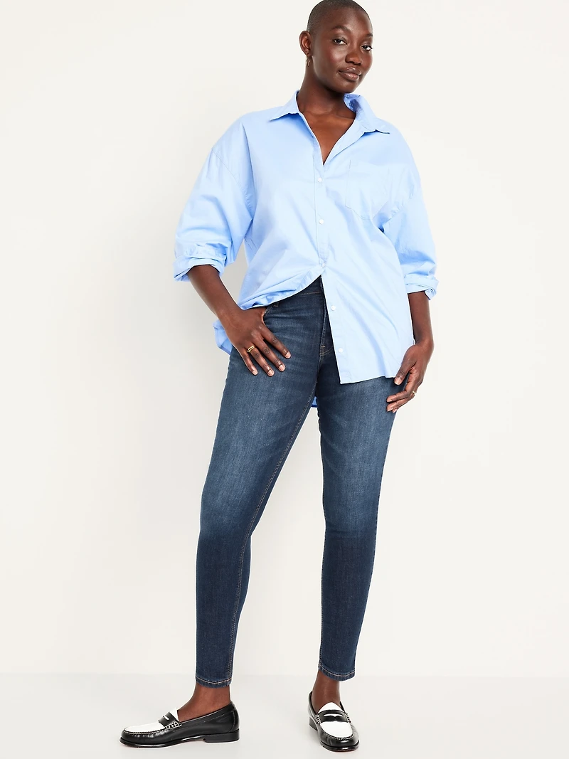 Mid-Rise Rockstar Super-Skinny Jeans
