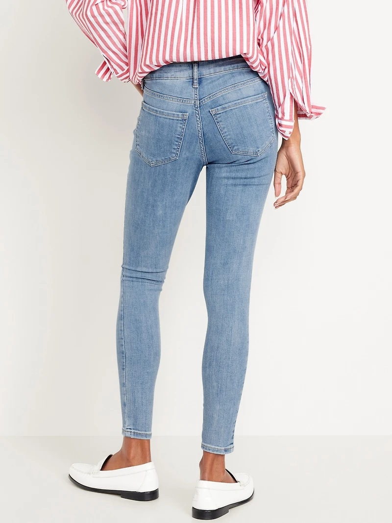 Mid-Rise Rockstar Super-Skinny Jeans