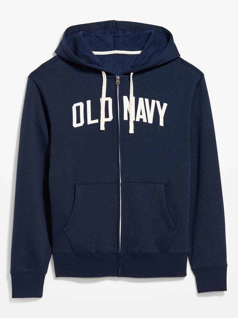 Loose Logo Zip Hoodie