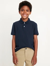 School Uniform Pique Polo Shirt for Boys