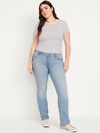 Mid-Rise Wow Boot-Cut Jeans