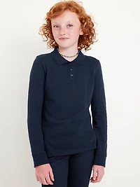 Uniform Pique Polo Shirt for Girls