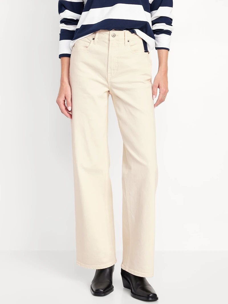 Extra High-Waisted Wide-Leg Jeans