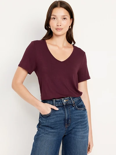 Luxe V-Neck T-Shirt