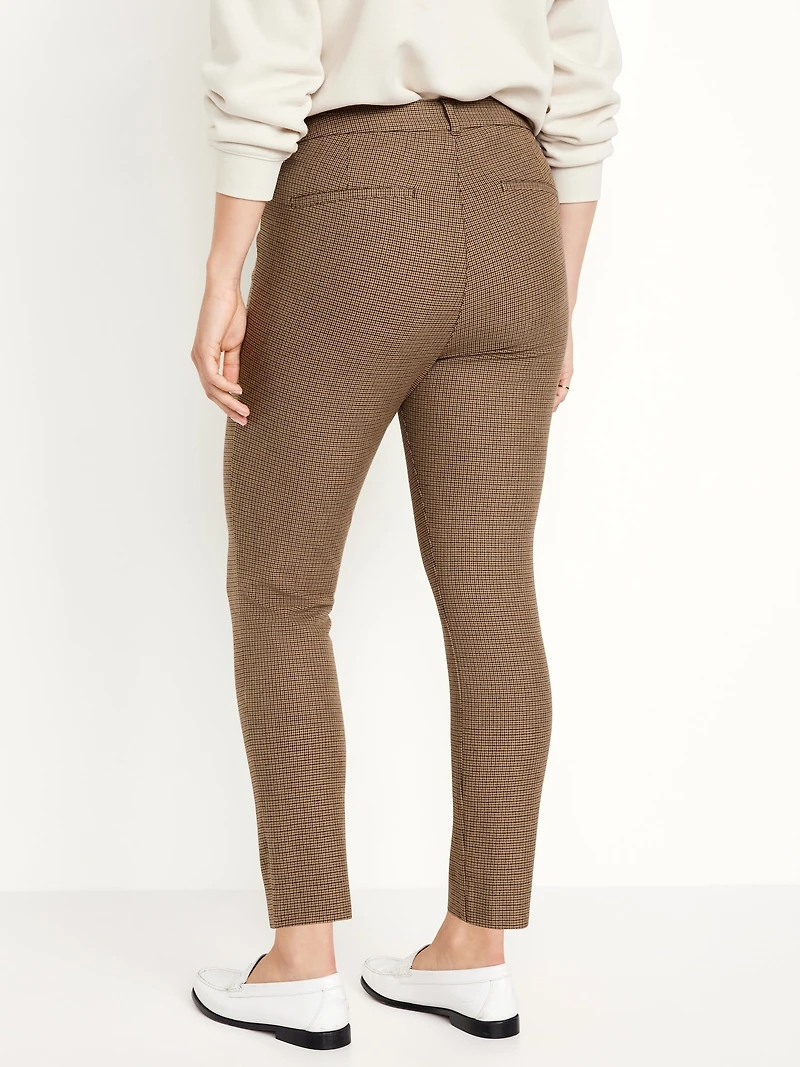 High-Waisted Pixie Skinny Ankle Pants