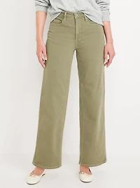 Extra High-Waisted Wide-Leg Jeans