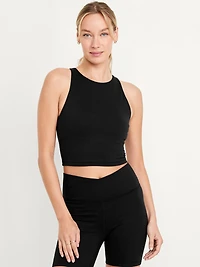 CloudComfy High-Neck Longline Sports Bra