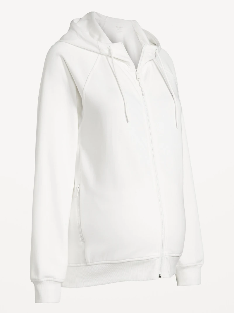 Veste à glissière en molleton dynamique de maternité