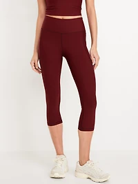 High-Waisted PowerSoft Crop Pocket Leggings