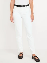 High-Waisted Vintage Slim Jeans