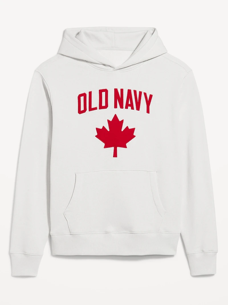 Oversized Canada Logo Pullover Hoodie