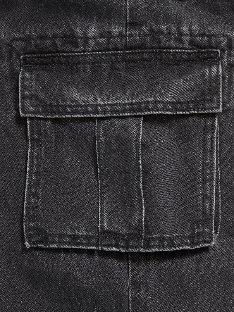 Super Baggy Wide-Leg Cargo Jeans for Girls