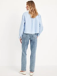 High-Waisted OG Straight Ankle Jeans
