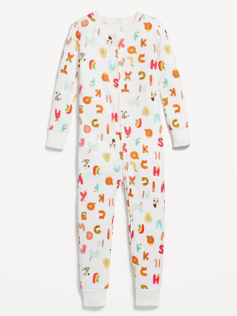 2-Way-Zip Pajama One-Piece for Toddler & Baby