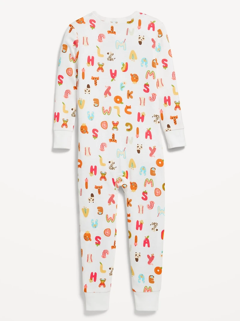 2-Way-Zip Pajama One-Piece for Toddler & Baby