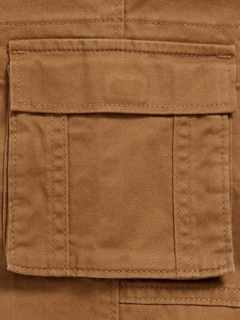 Functional Drawstring Cargo Jogger Pants for Toddler Boys