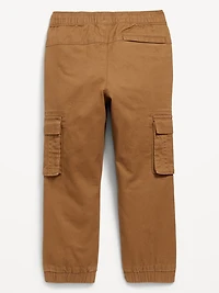 Functional Drawstring Cargo Jogger Pants for Toddler Boys
