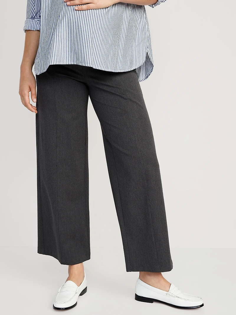 Pantalon Pixie à jambe large panneau couvrant de Maternité