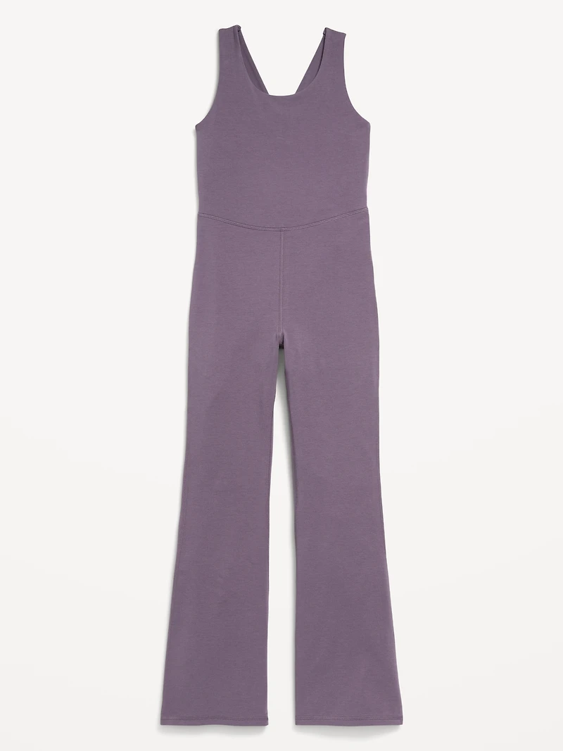 Sleeveless PowerChill Flare-Leg Bodysuit for Girls