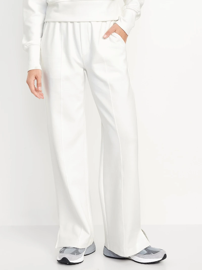 High-Waisted Dynamic Fleece Trouser Sweatpants