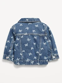Printed Trucker Jean Jacket for Baby