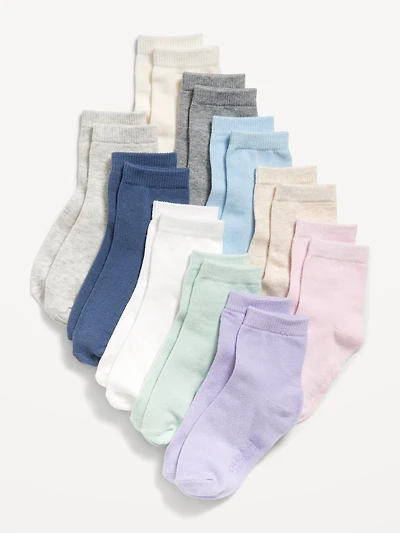 Crew Socks 10-Pack for Toddler & Baby