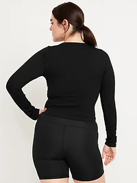 Exhale Seamless Fitted Rib T-Shirt