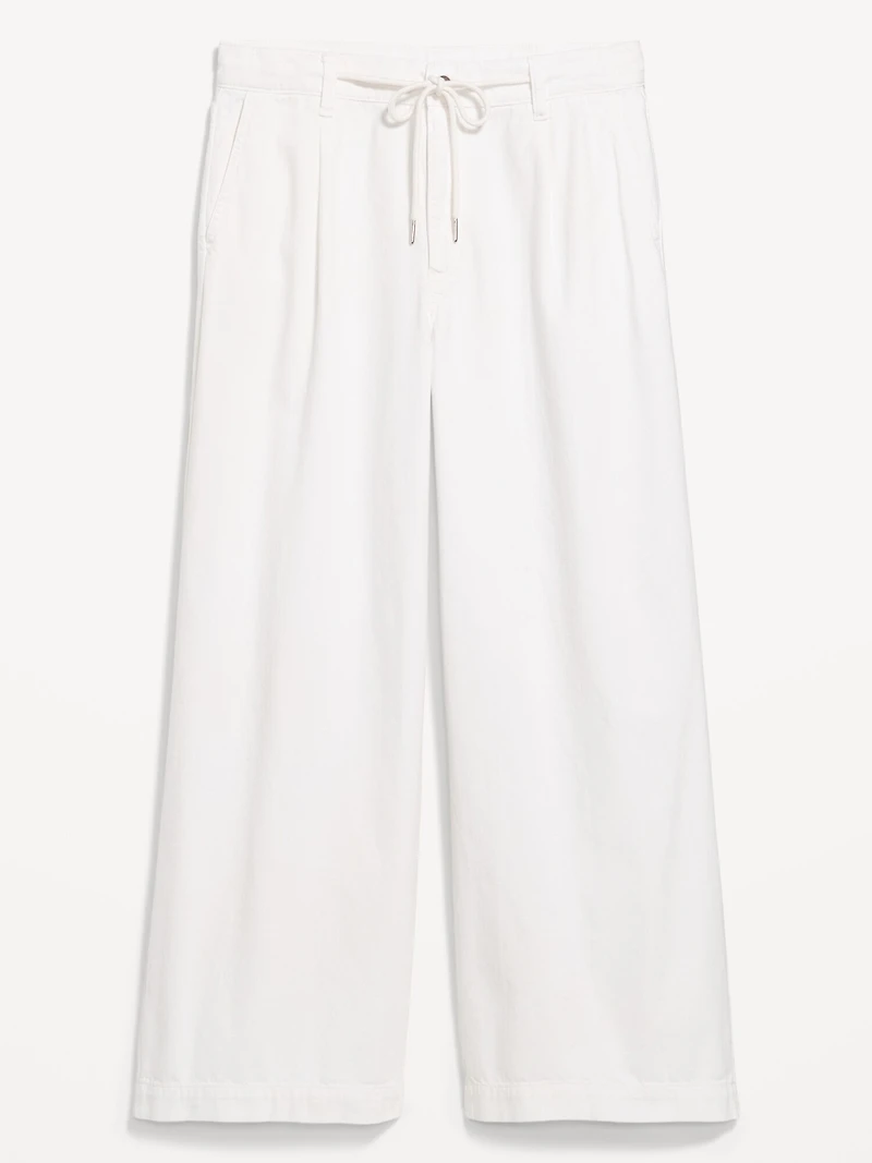 High-Waisted Super Wide-Leg Drapey Pants