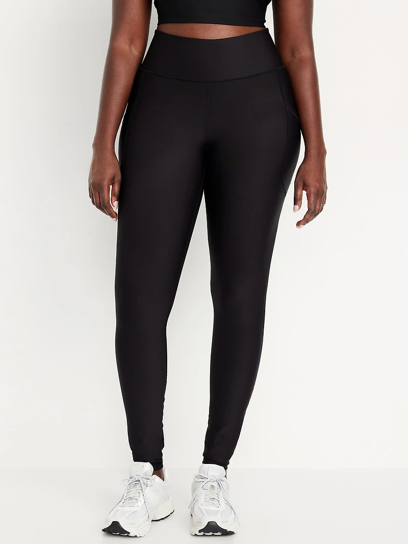 High-Waisted PowerSoft Full-Length Pocket Leggings 31"