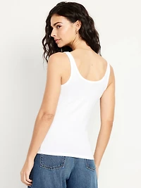 First-Layer Scoop-Neck Tank Top