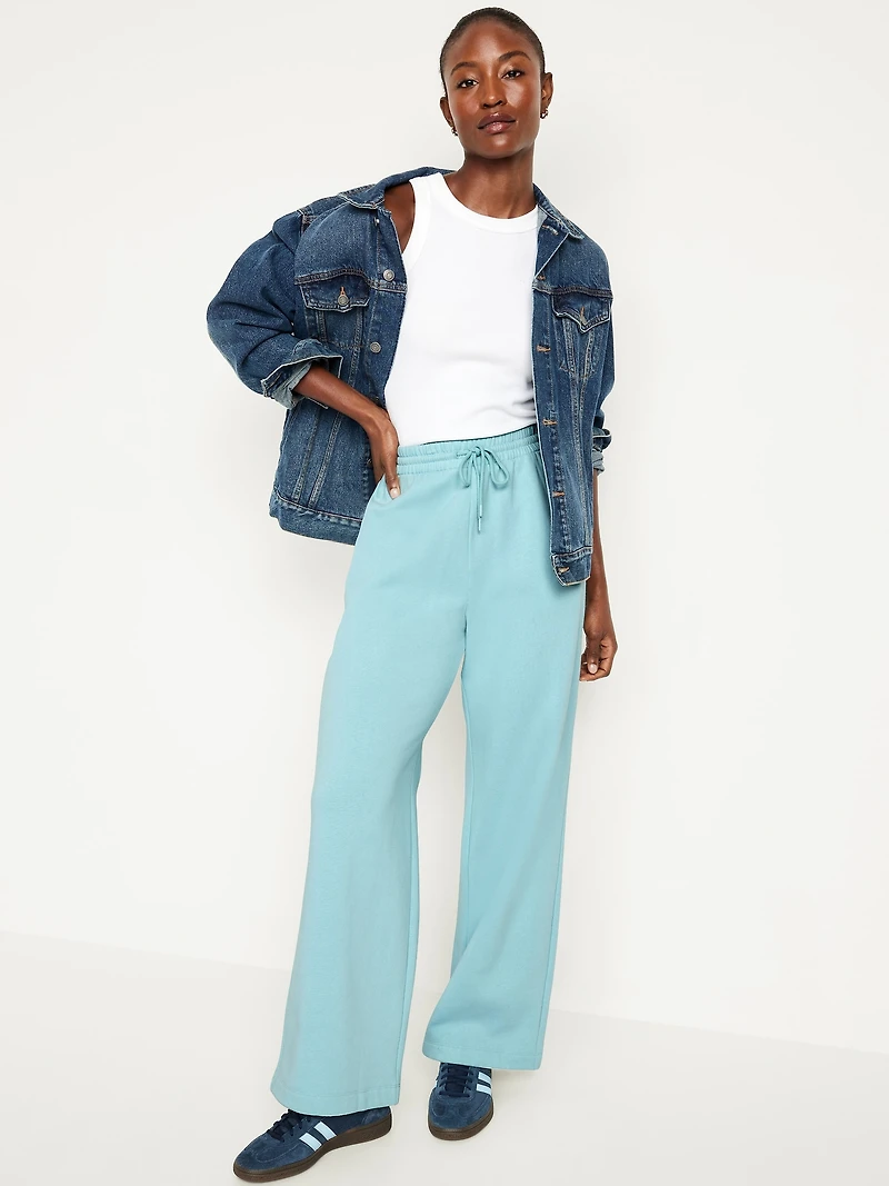Extra High-Waisted SoComfy Wide-Leg Sweatpants
