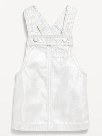 Shiny Heart-Pocket Skirtall Dress for Baby
