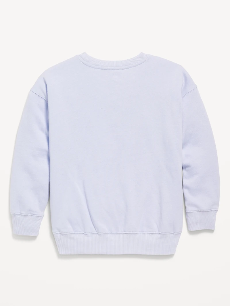 Oversized Graphic Sweatshirt for Girls
