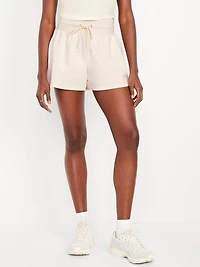Extra High-Waisted Dynamic Fleece Sweat Shorts