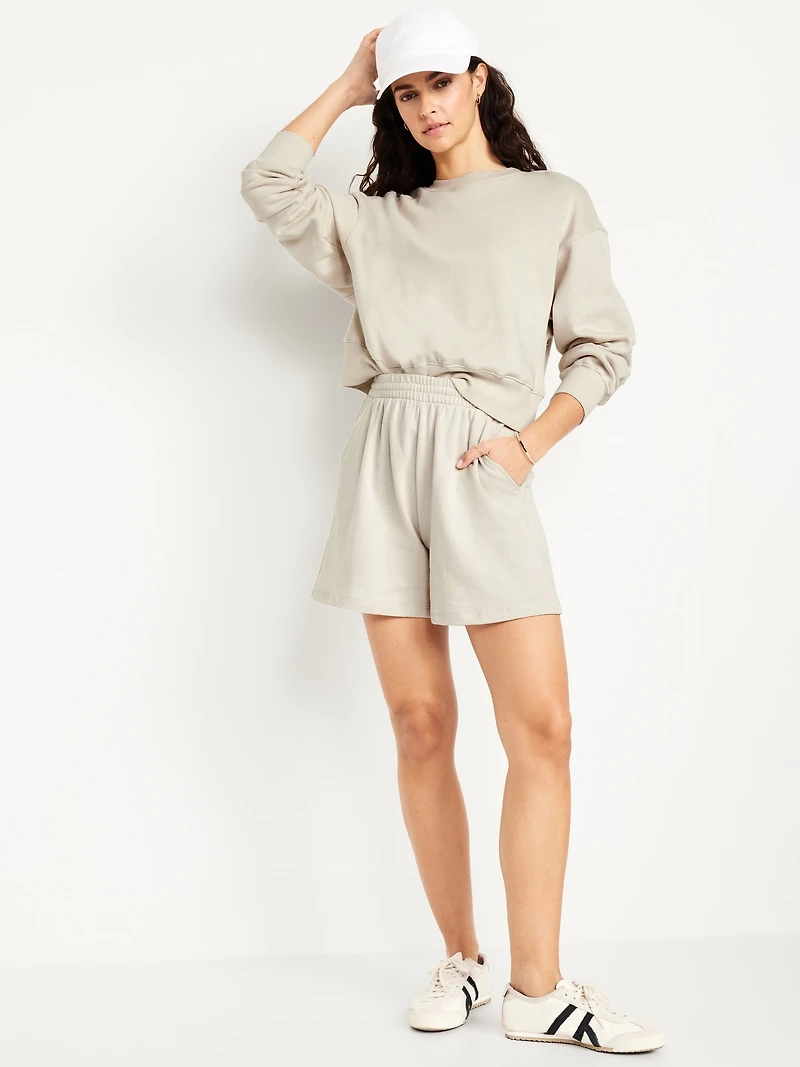 Extra High-Waisted SoComfy Sweat Shorts - 5-inch inseam