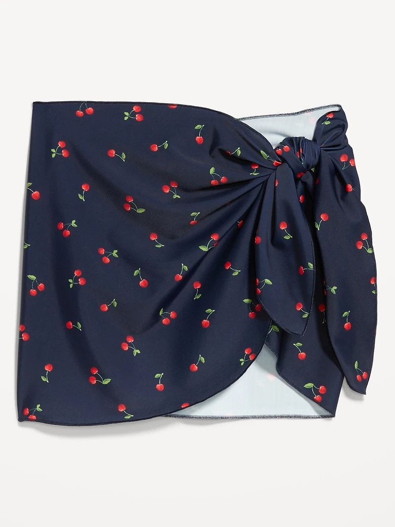 Side-Tie Mini Swim Sarong