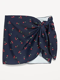 Side-Tie Mini Swim Sarong