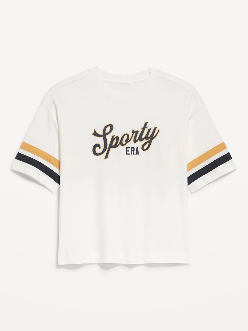 Football-Style Graphic T-Shirt