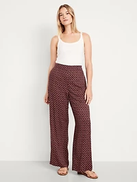 High-Waisted Playa Wide-Leg Pants